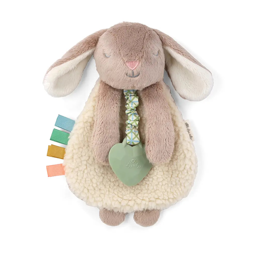 Plush Lovey with Silicone Teething Toy