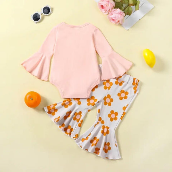 Fall + Flare Daisy Bellbottom Set