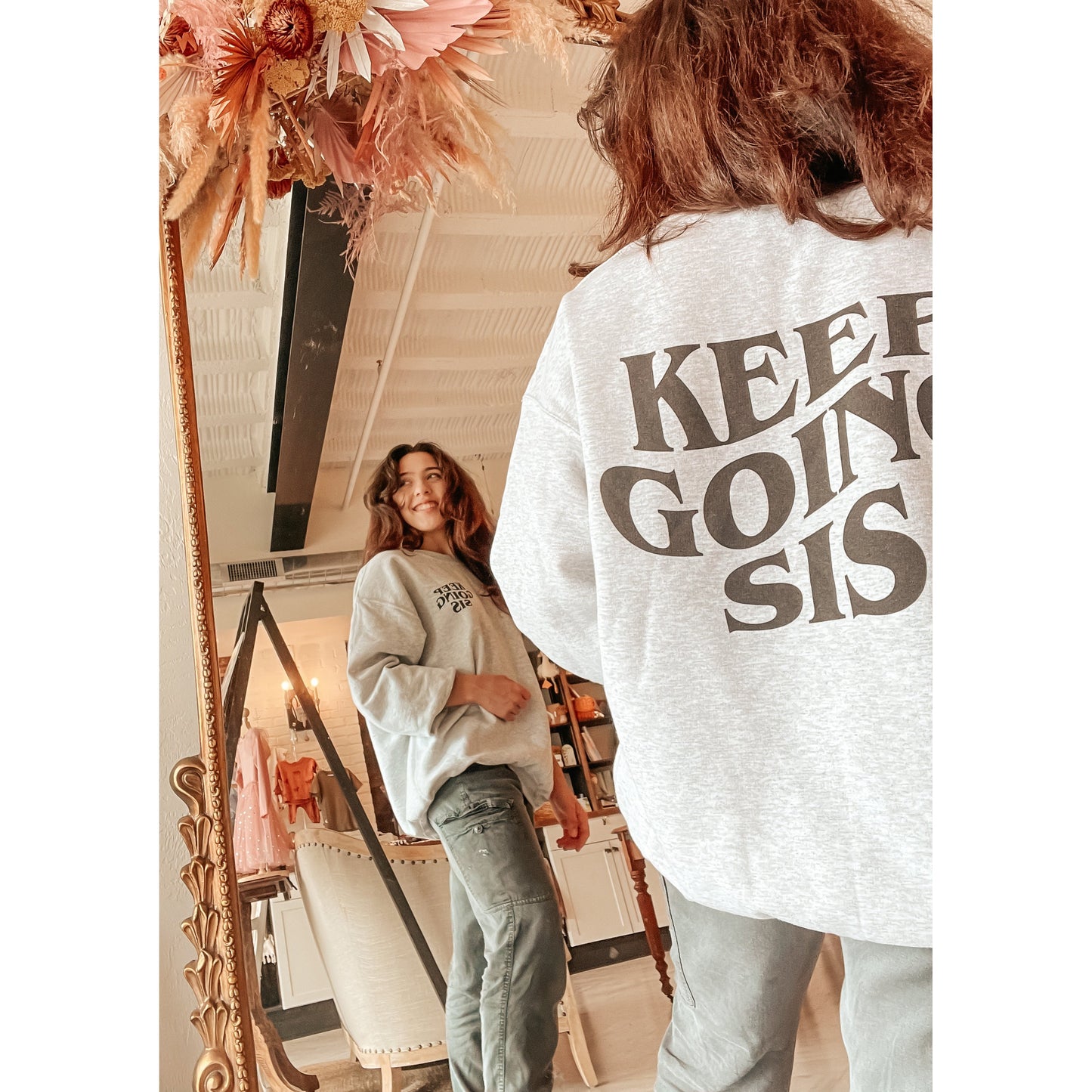 Keep Going Sis Crewneck