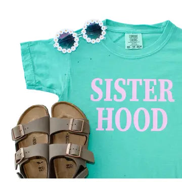 Pink & Blue Sister Hood Tee