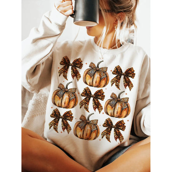 Croquet Fall Pumpkin Women's Crewneck