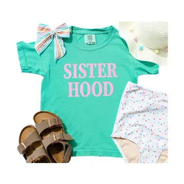 Pink & Blue Sister Hood Tee