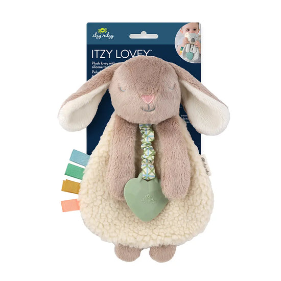 Plush Lovey with Silicone Teething Toy