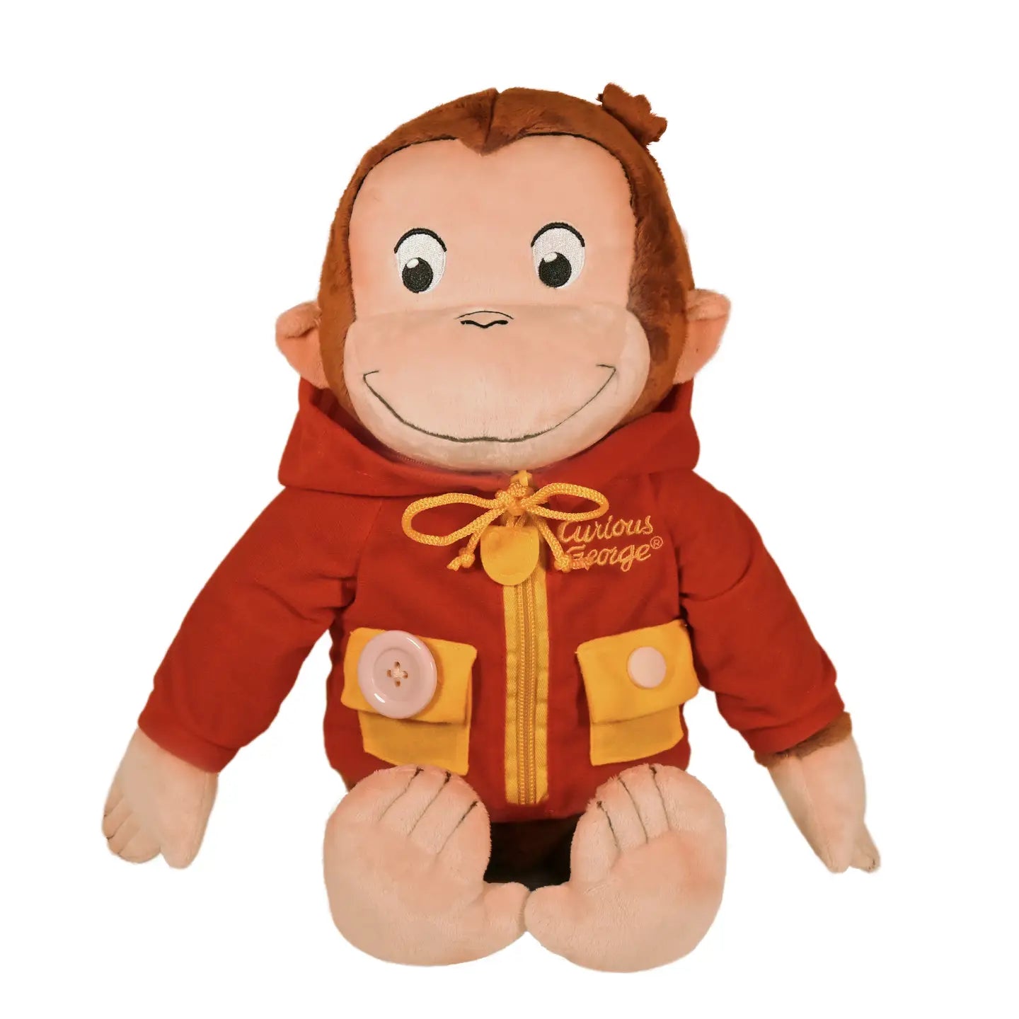 Curious George Learn to Dress Plush