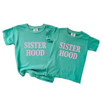 Pink & Blue Sister Hood Tee