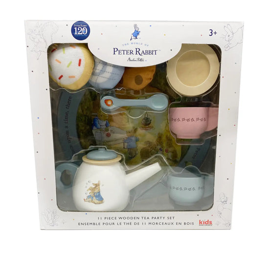 Beatrix Potter 11 Piece Wooden Tea Set