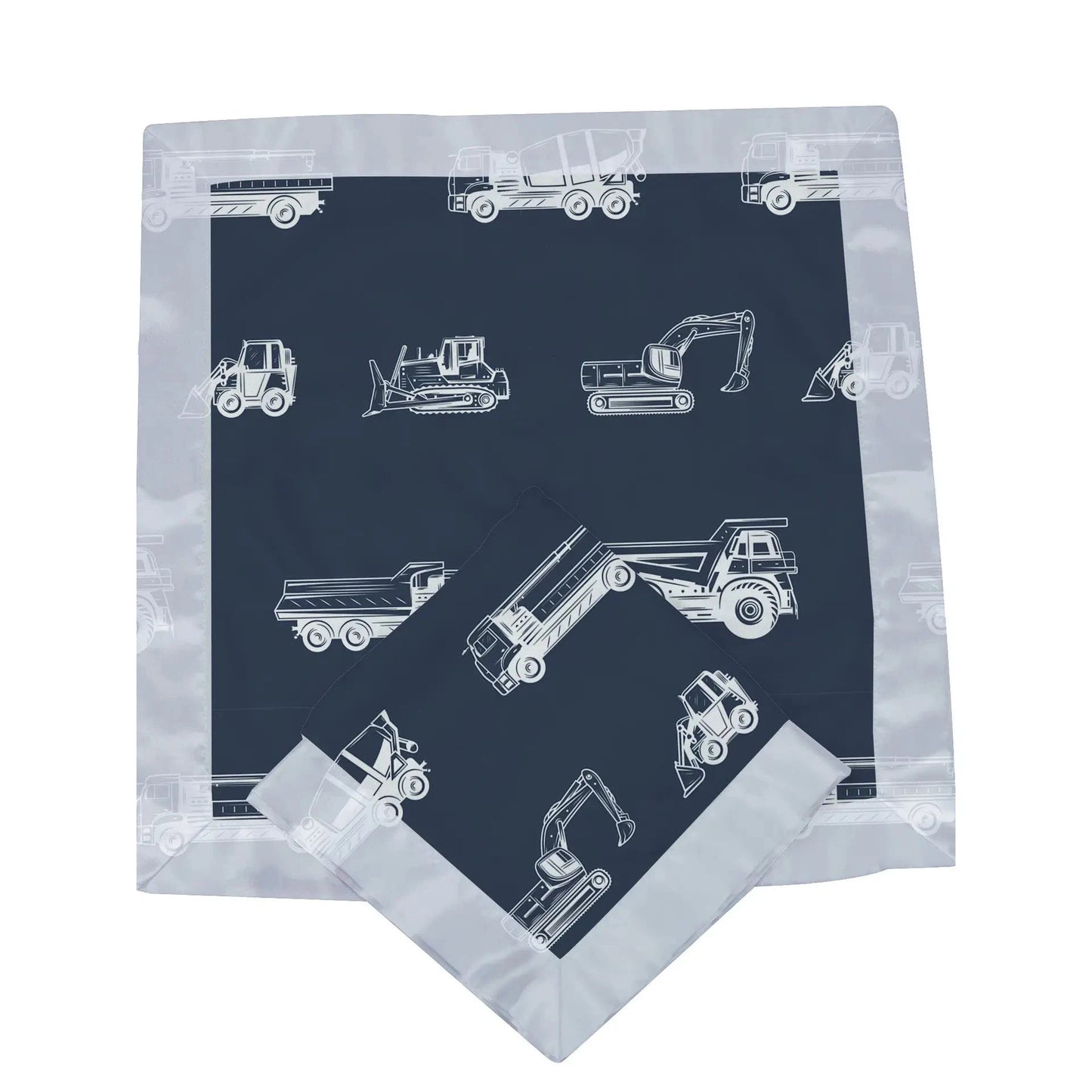 Dump Truck and Diggers Blankie Set