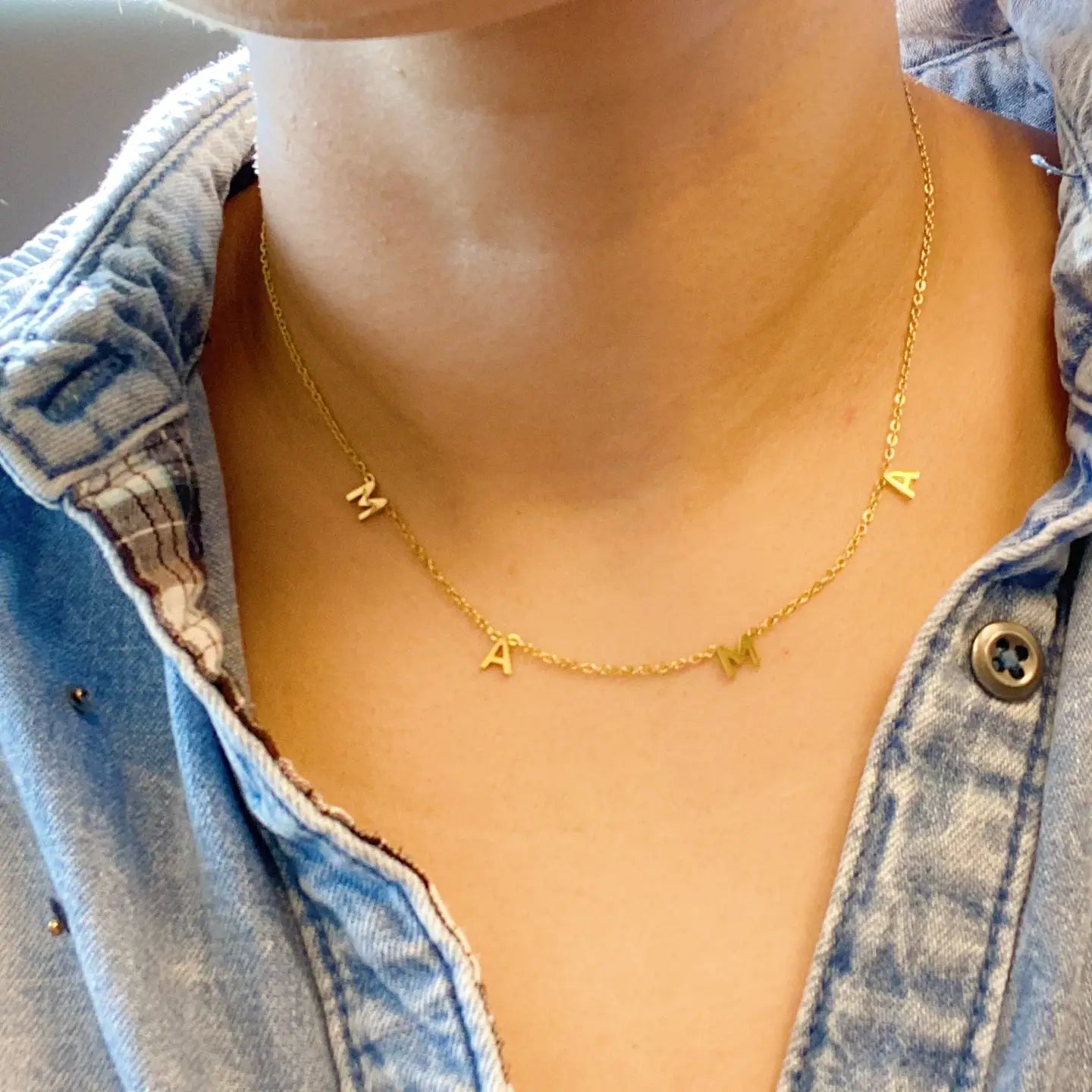 Golden MAMA Necklace