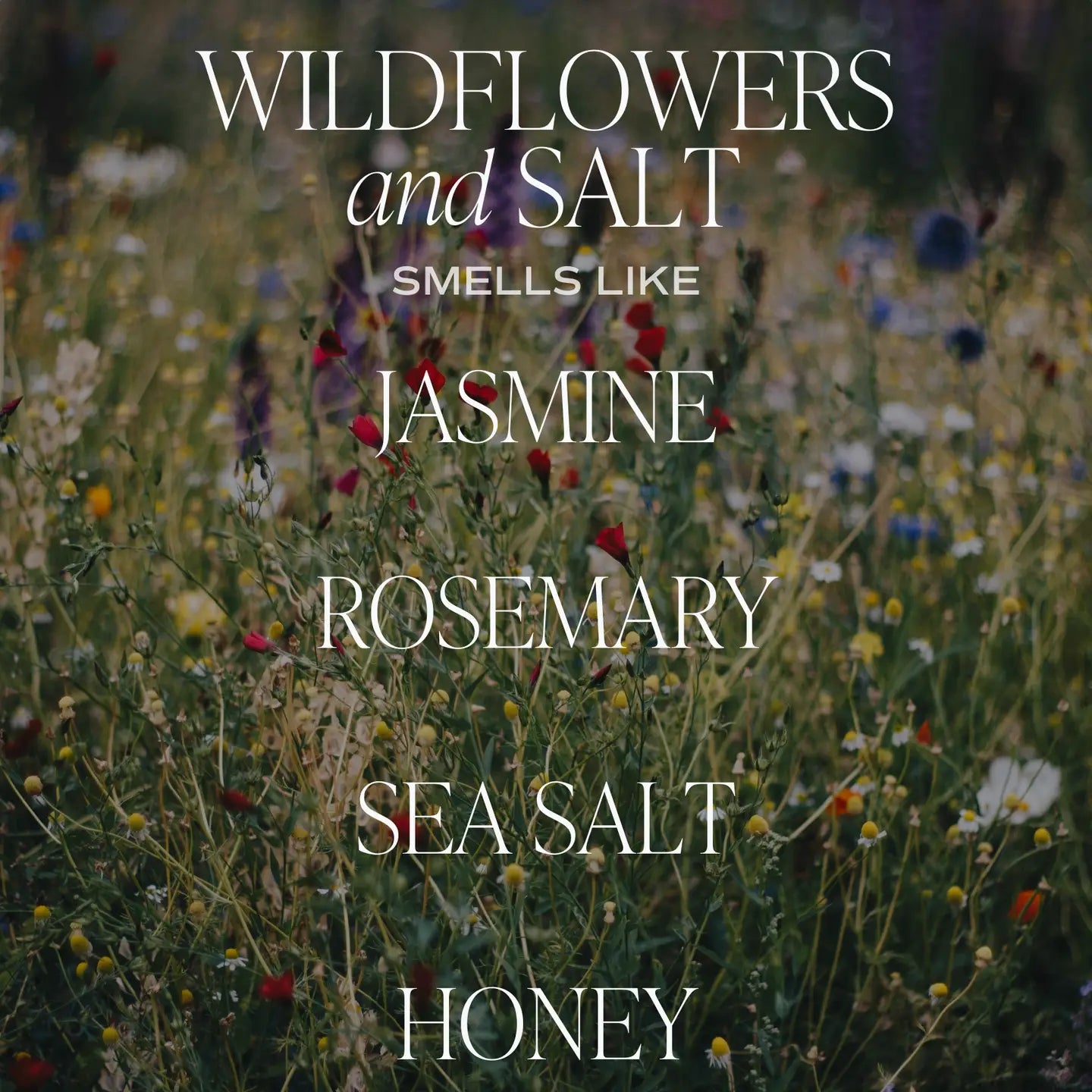 Wildflowers & Salt Candle