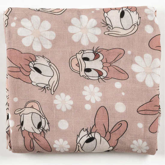 Daisy Duck Muslin Swaddle