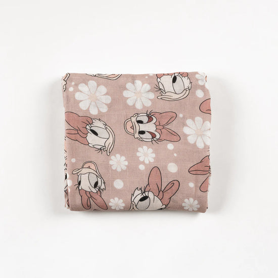 Daisy Duck Muslin Swaddle