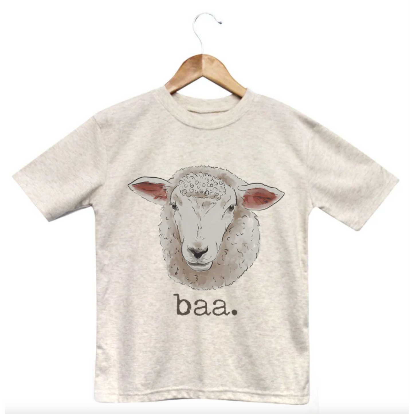 "Baa." Sheep Tee