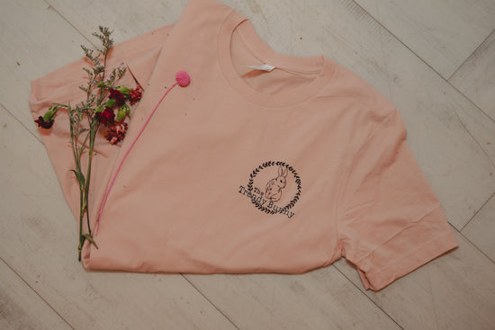 Peach Trendy Strong Women Tee