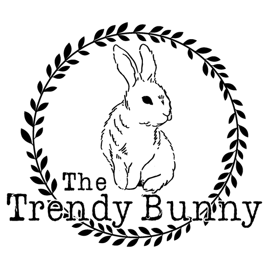 Trendy Bunny Studio logo, representing a playful and inviting children's boutique and event space for families in Greensburg, PA.