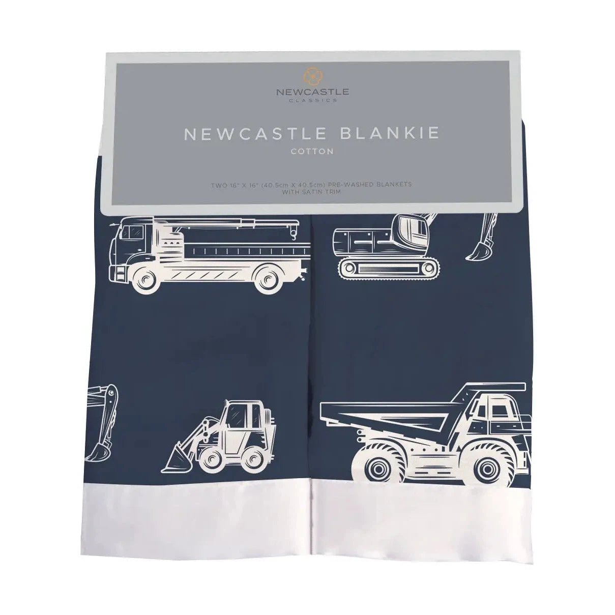 Dump Truck and Diggers Blankie Set