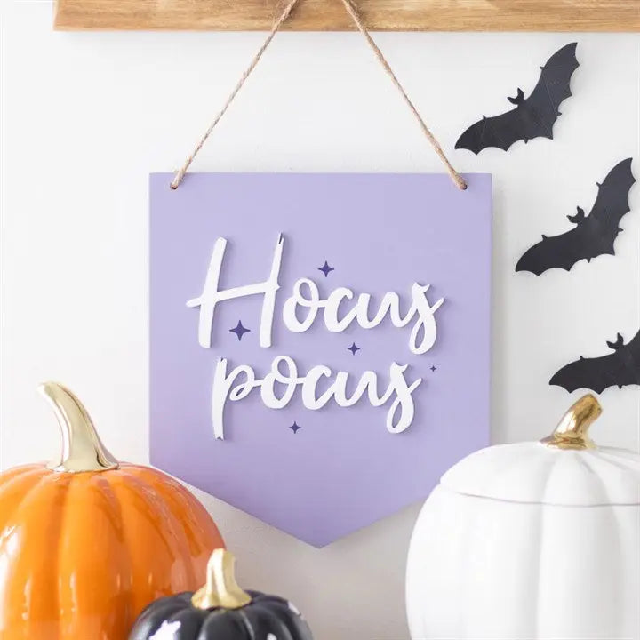 Purple Hocus Pocus Pastel Sign