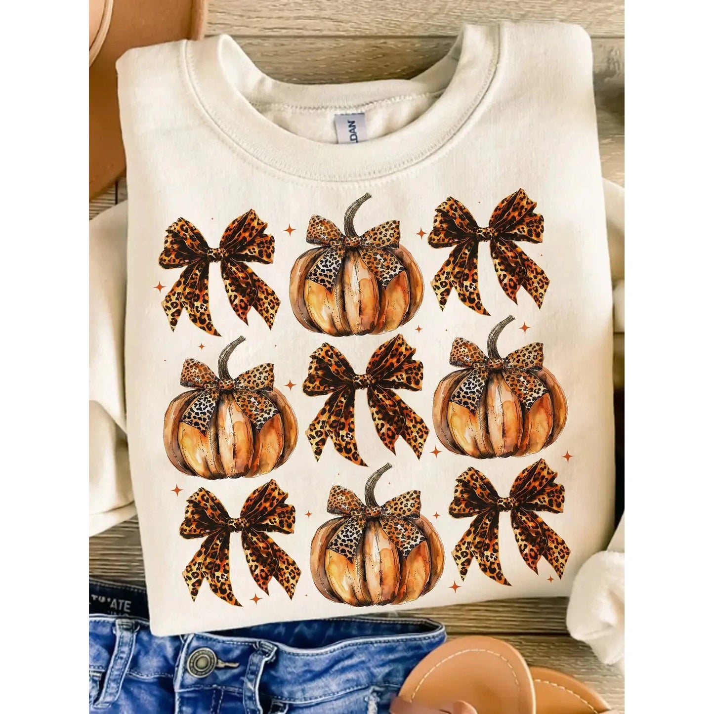 Croquet Fall Pumpkin Women's Crewneck