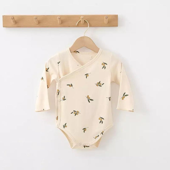 Lemon Print Neutral Onesie