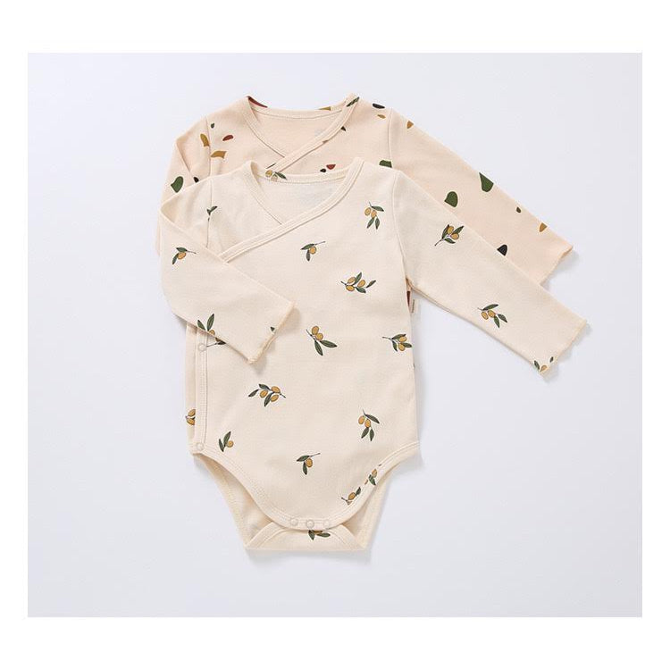 Lemon Print Neutral Onesie