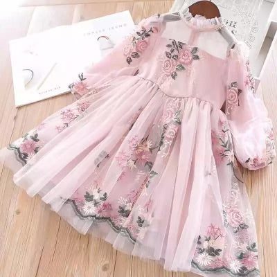 In A Field Of Flowers Dress Dusty Rose