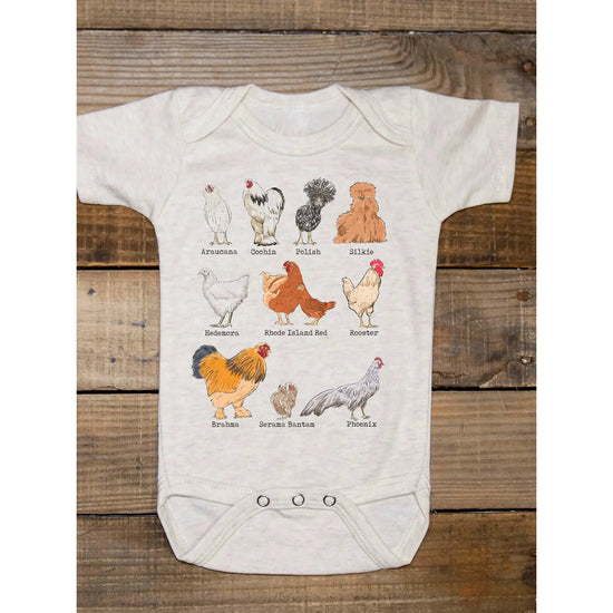 Chicken Breeds Kids Tee