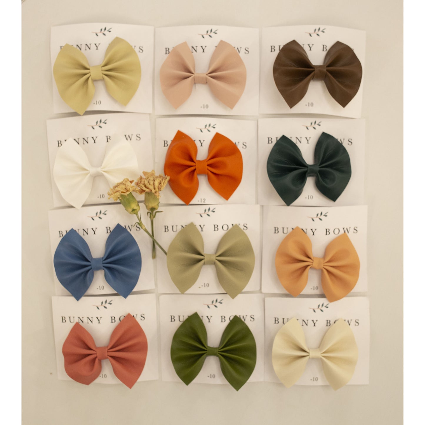 Bunny Bows Medium Classic Leather Bow