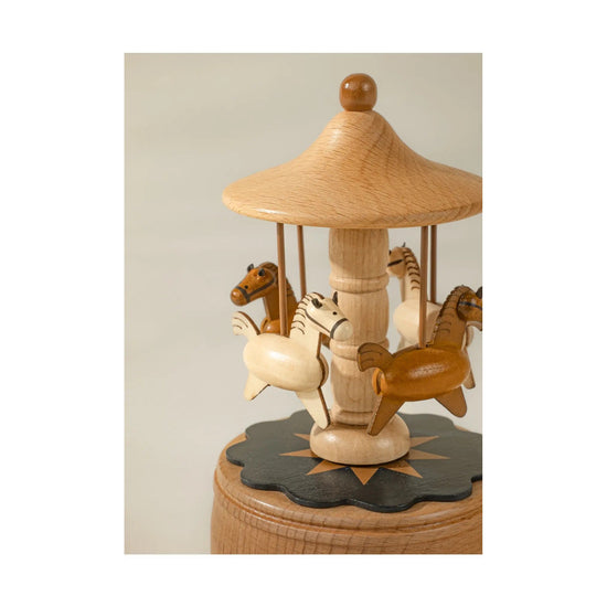 Wooden Music Box - THE CAROUSEL