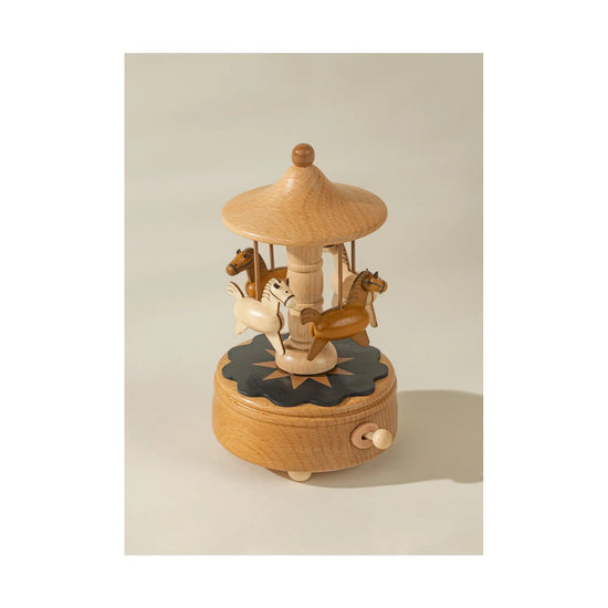 Wooden Music Box - THE CAROUSEL