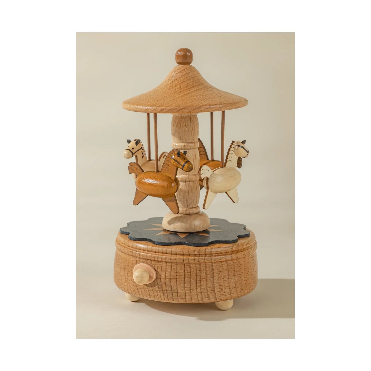 Wooden Music Box - THE CAROUSEL