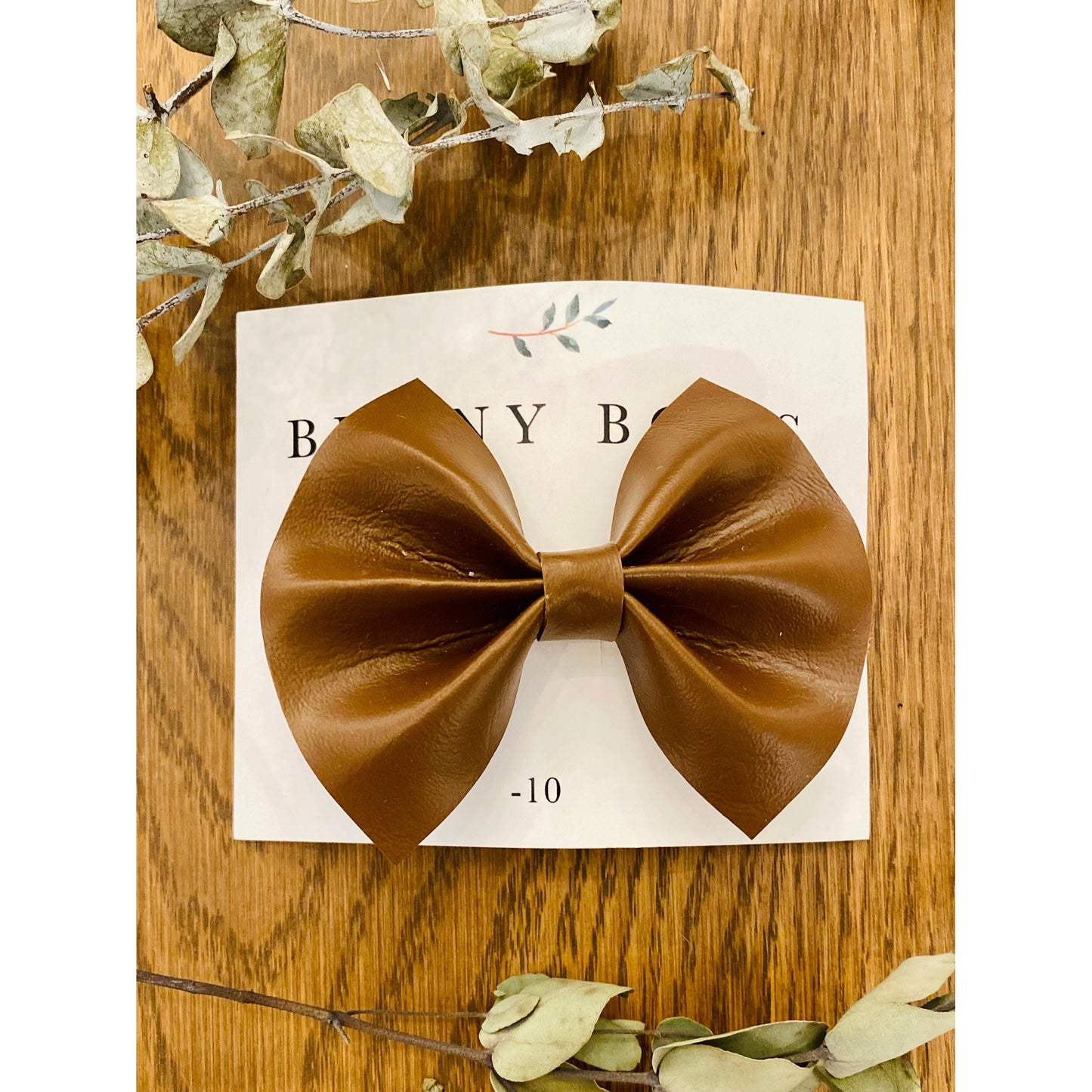 Bunny Bows Medium Classic Leather Bow