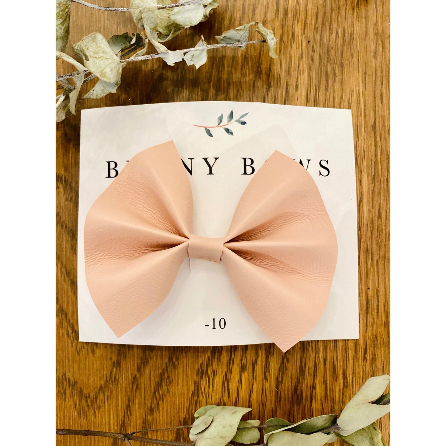 Bunny Bows Medium Classic Leather Bow