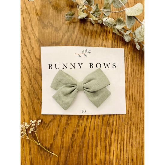 Bunny Bows Small Canvas Bow